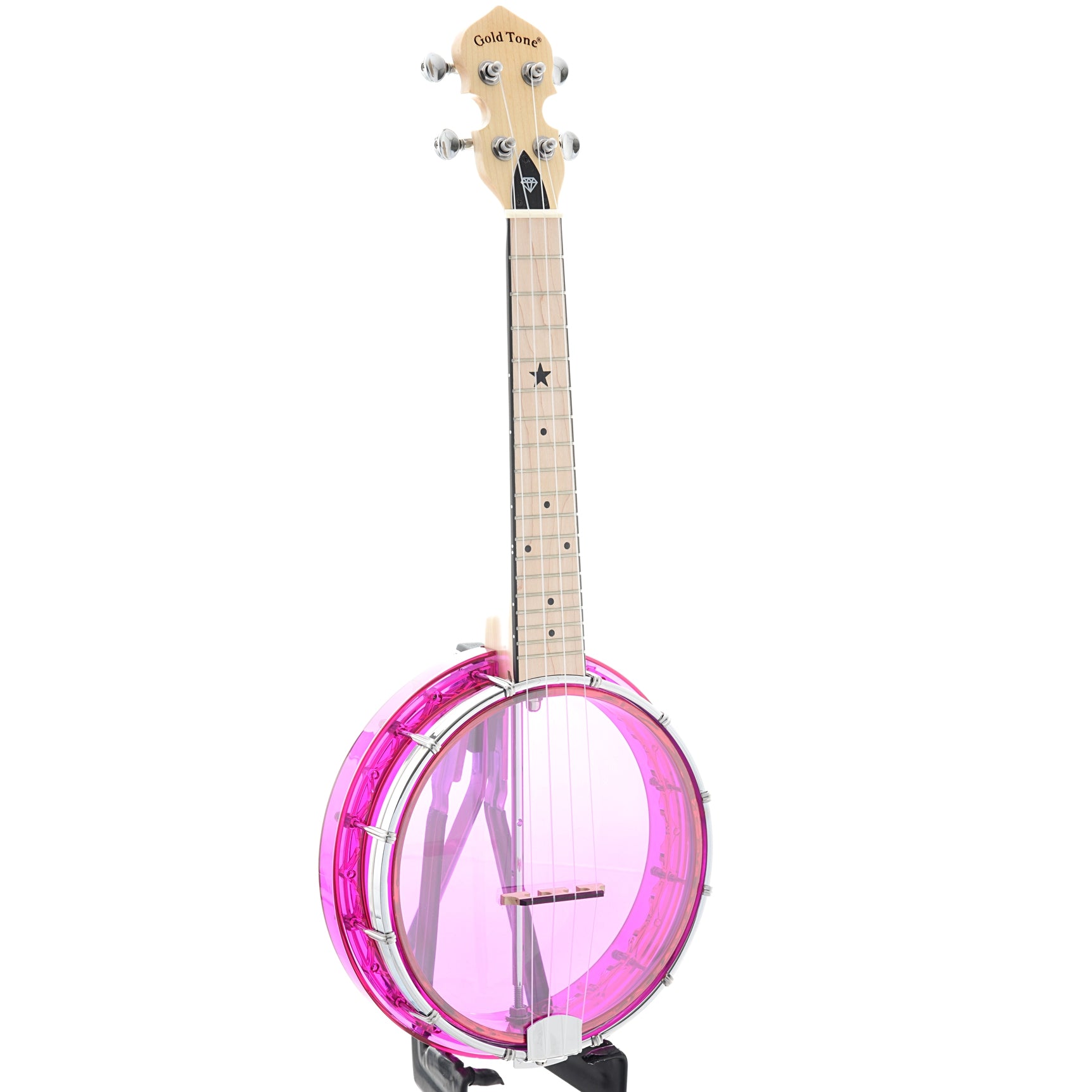 Image 2 of Gold Tone Little Gem Banjo Ukulele & Gigbag, Amethyst (purple) - SKU# LGEM-PUR : Product Type Banjo Ukuleles : Elderly Instruments