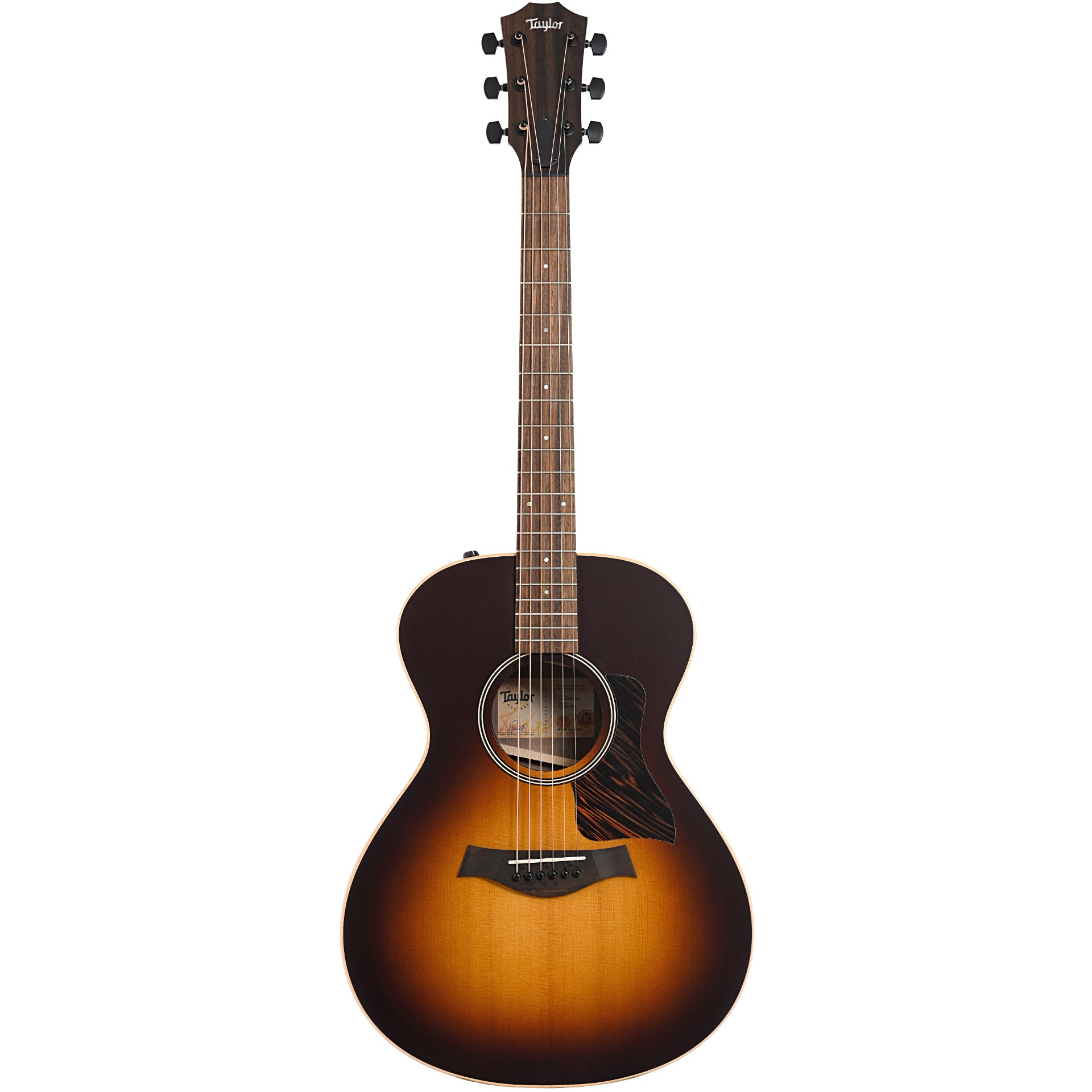 Full front of Taylor AD12e-SB Acoustic 