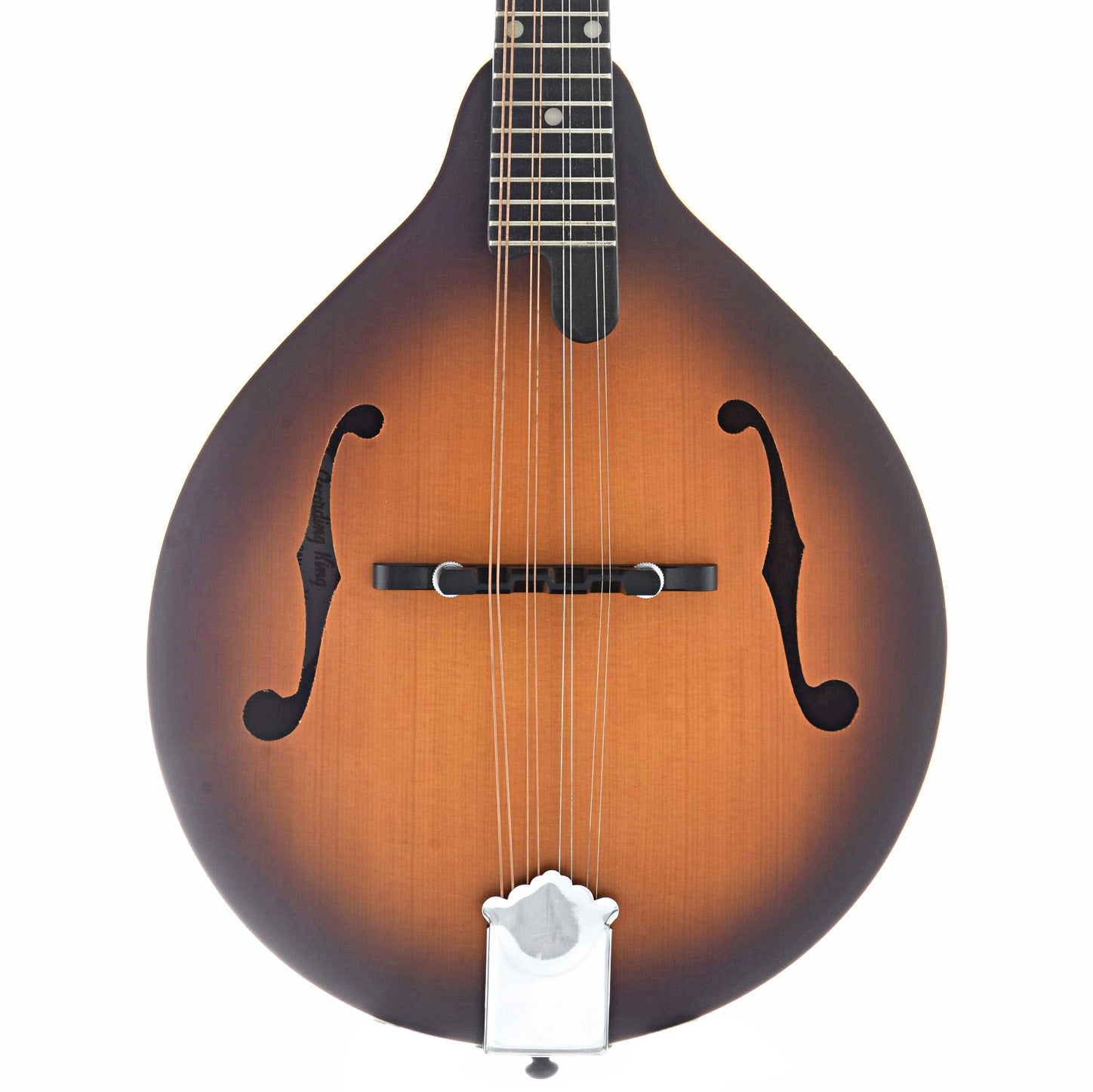 Front of Recording King Dirty 30's A-Style Mandolin