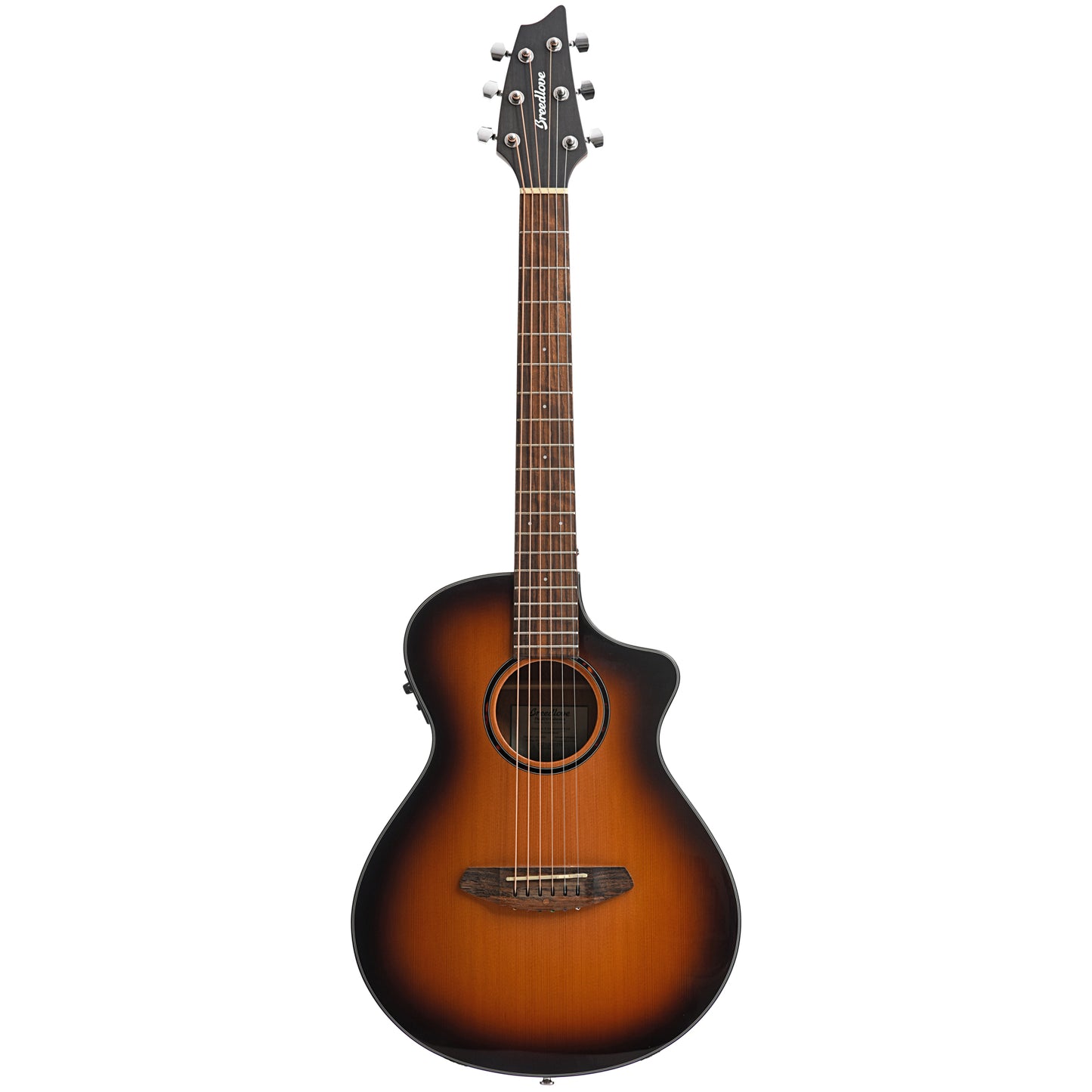 Image 3 of Breedlove Discovery S Companion Edgeburst CE Red Cedar-African Mahogany Acoustic-Electric Guitar - SKU# DSCP44CERCAM : Product Type Flat-top Guitars : Elderly Instruments