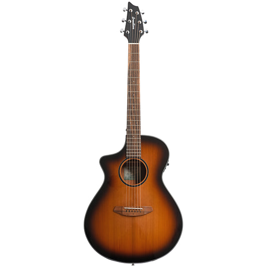 Image 2 of Breedlove Discovery S Concert Edgeburst Left-handed CE Red Cedar-African Mahogany Acoustic-Electric Guitar - SKU# DSCN44LCERCAM : Product Type Flat-top Guitars : Elderly Instruments