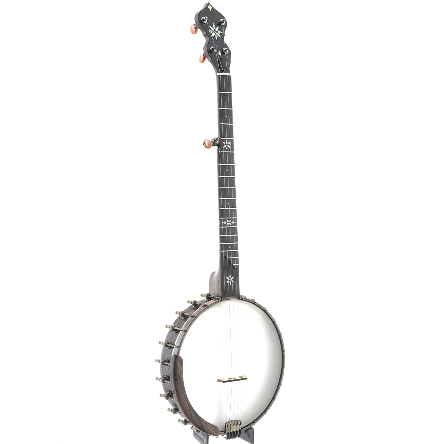 Image 1 of Ome Mira 11" Openback Banjo & Case, Walnut Neck, Radiused Fretboard - SKU# MIRA-WAL11 : Product Type Open Back Banjos : Elderly Instruments
