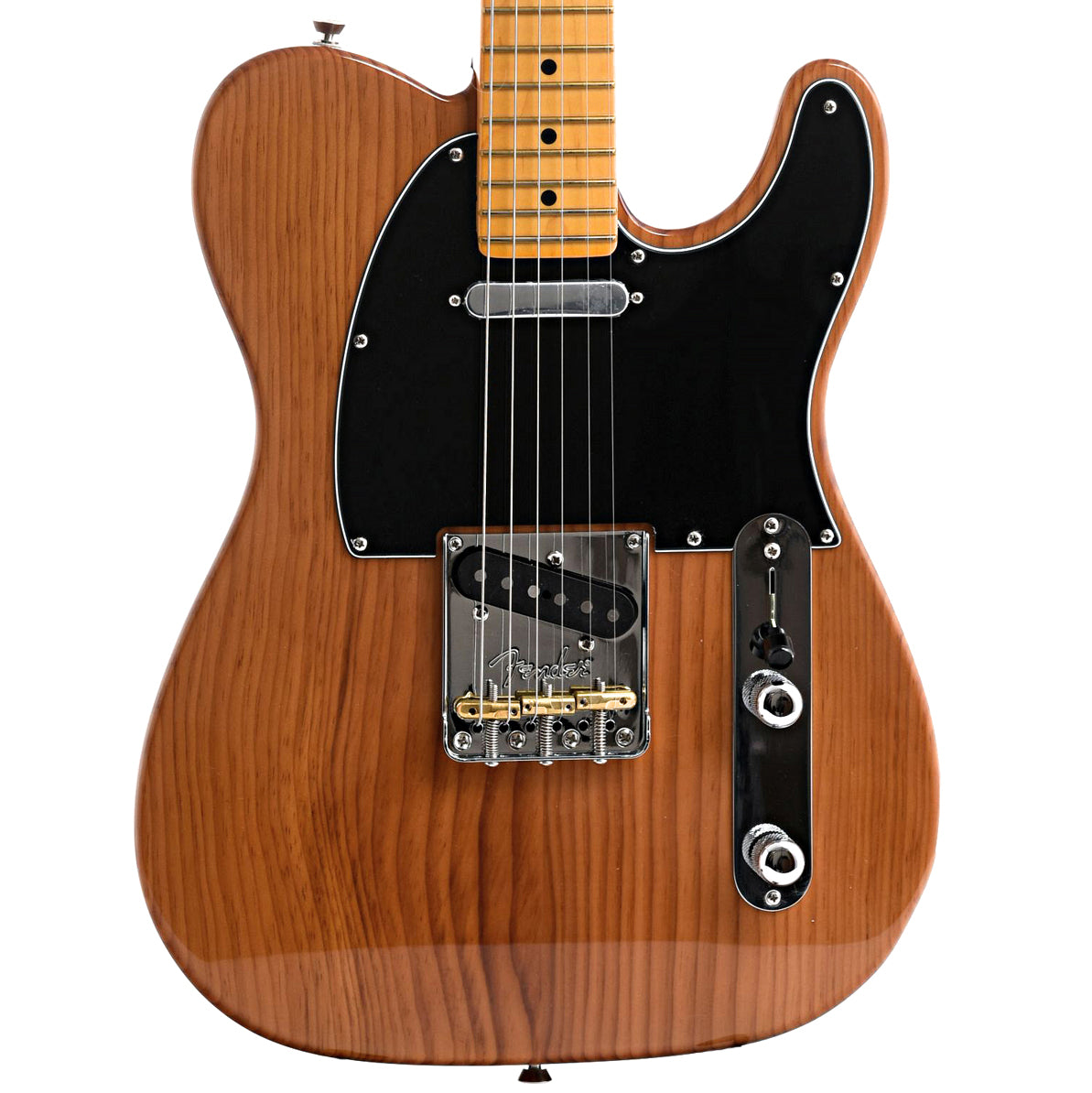 Front of Fender American Professional II Telecaster, Roasted Pine
