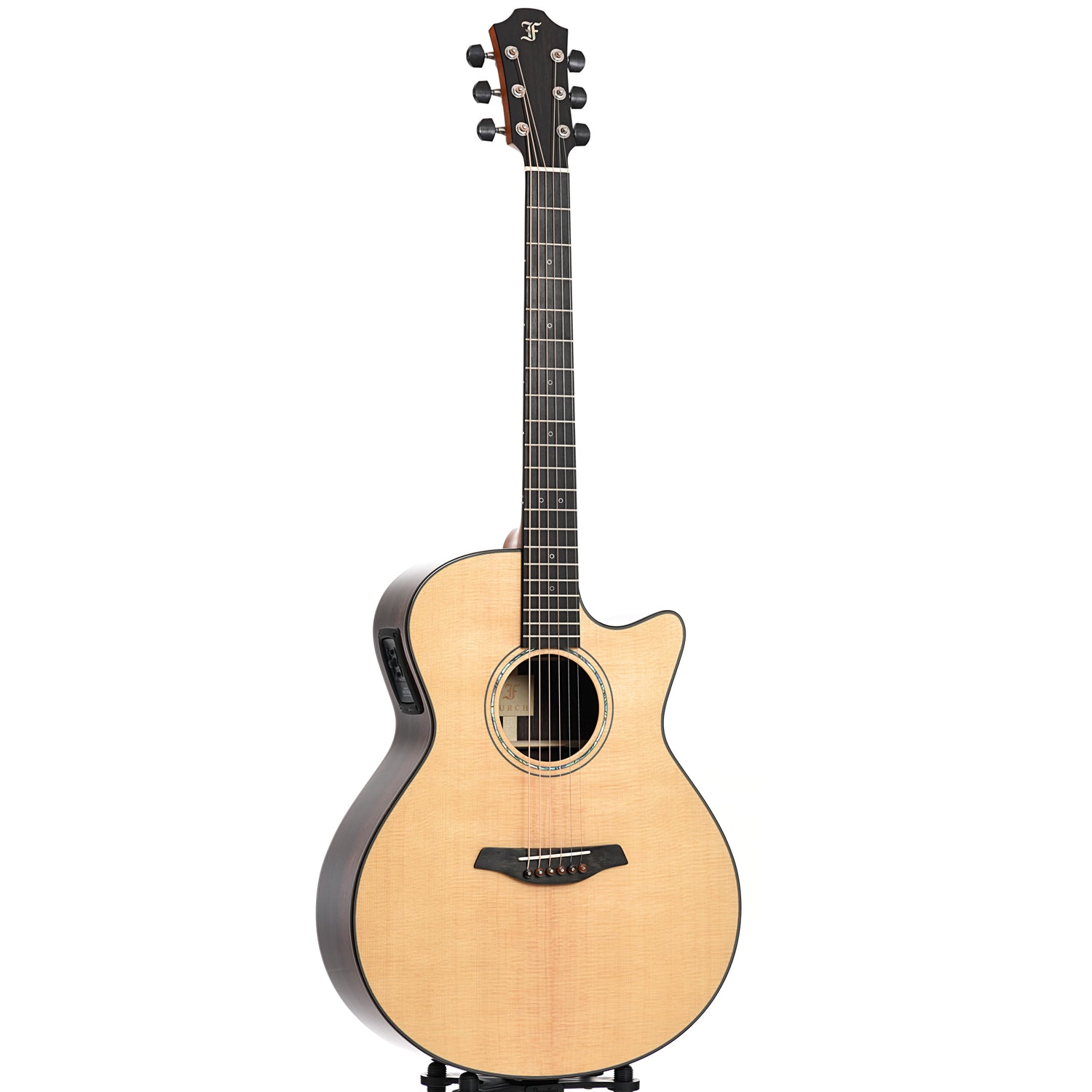 Full front and side of Furch Yellow Gc-SR SPA Acoustic-Electric
