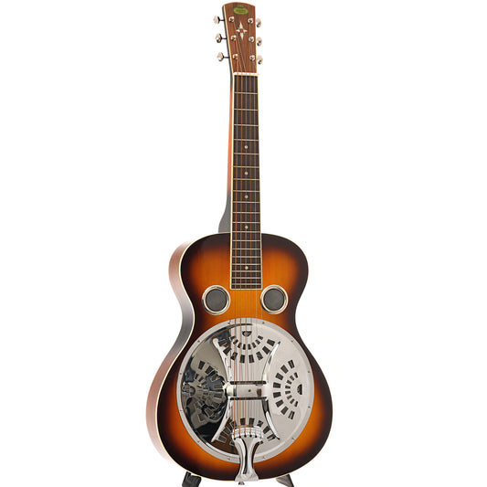Full front and side of Regal RD-40VS Resonator Guitar