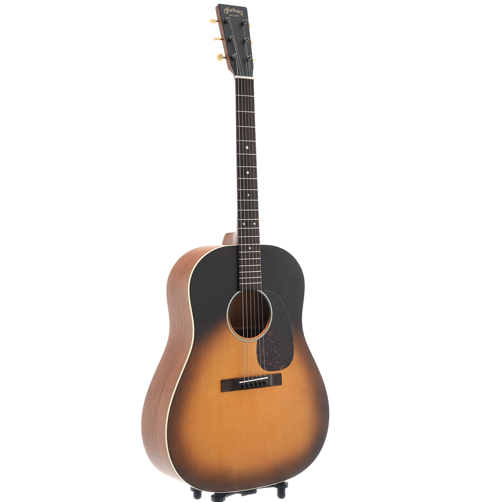 Full front and side of Martin DSS-17 Whiskey Sunset 