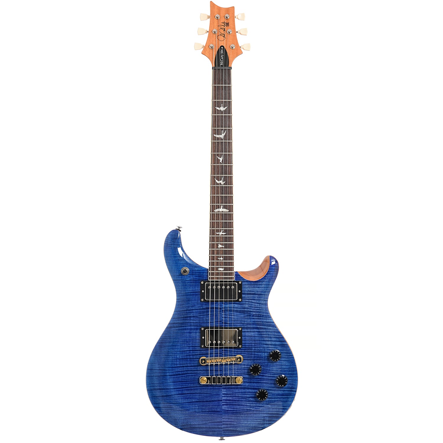 Full front of PRS SE McCarty 594, Faded Blue
