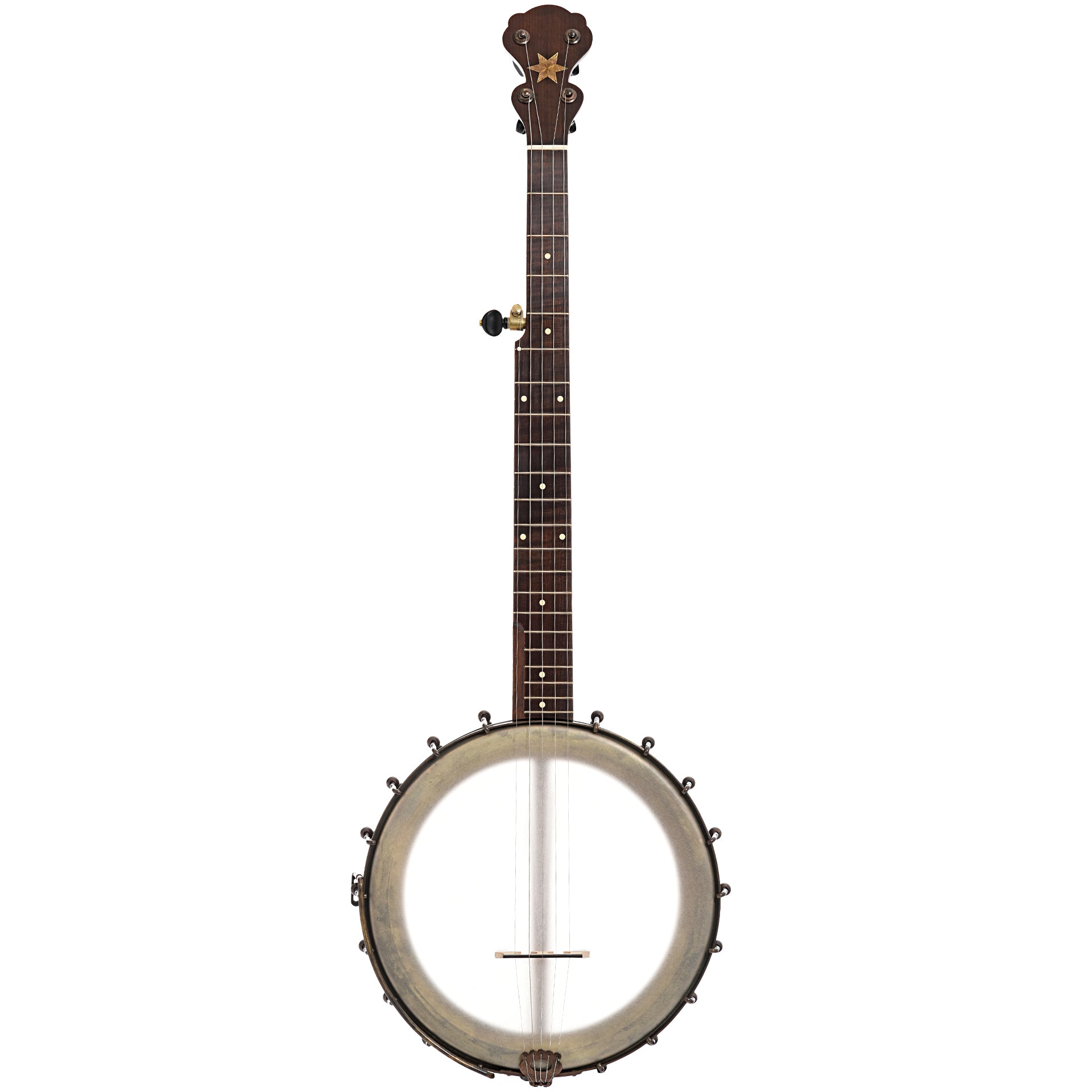 Full front of Pete Ross Dobson Banjo, 11" Rim