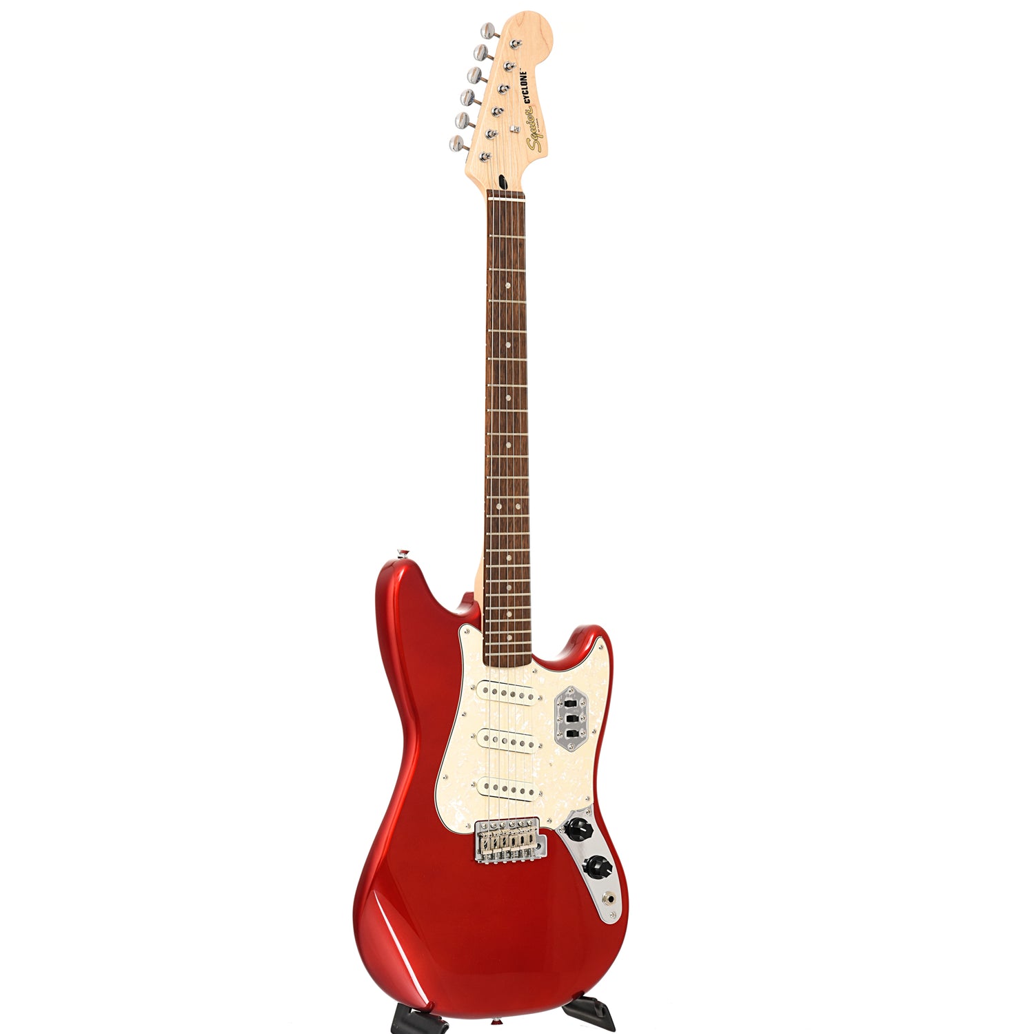 Image 3 of Squier Paranormal Cyclone, Candy Apple Red - SKU# SPCYC-CAR : Product Type Solid Body Electric Guitars : Elderly Instruments