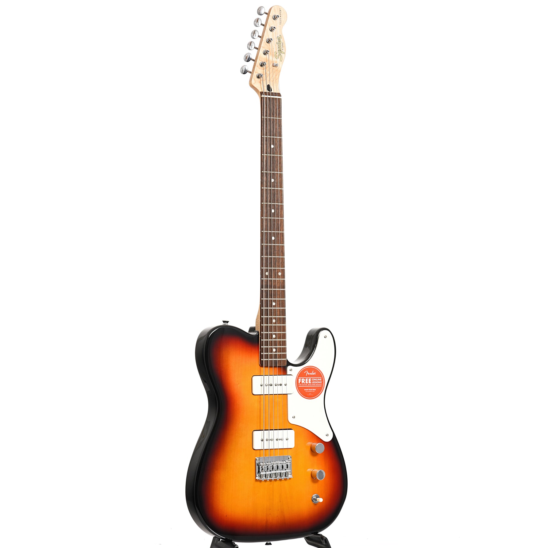 Image 11 of Squier Paranormal Baritone Cabronita Telecaster, 3-Color Sunburst - SKU# SPBARICT-3TS : Product Type Other : Elderly Instruments