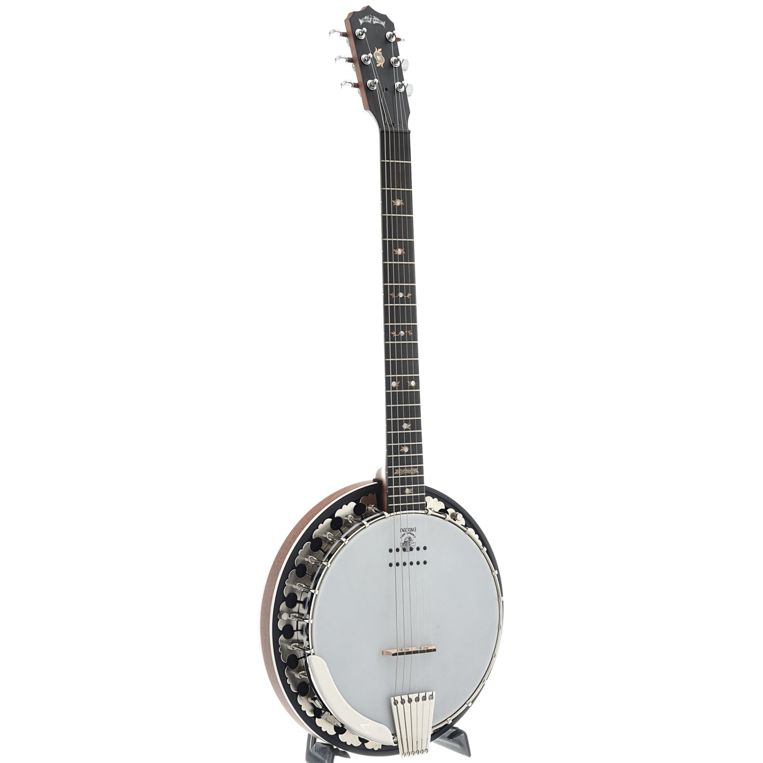 Image 1 of Deering B-6AE Boston 6-String Acoustic-Electric Banjo Guitar & Case - SKU# BOSTON6AE : Product Type 6-string Banjos : Elderly Instruments