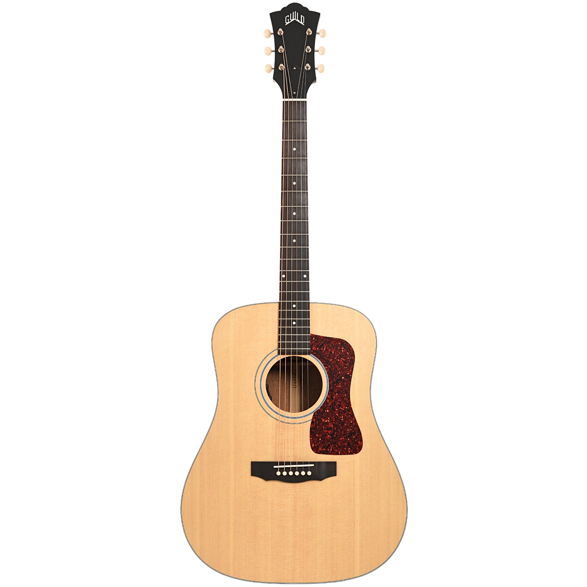 Full front of Guild USA D-40E Acoustic 