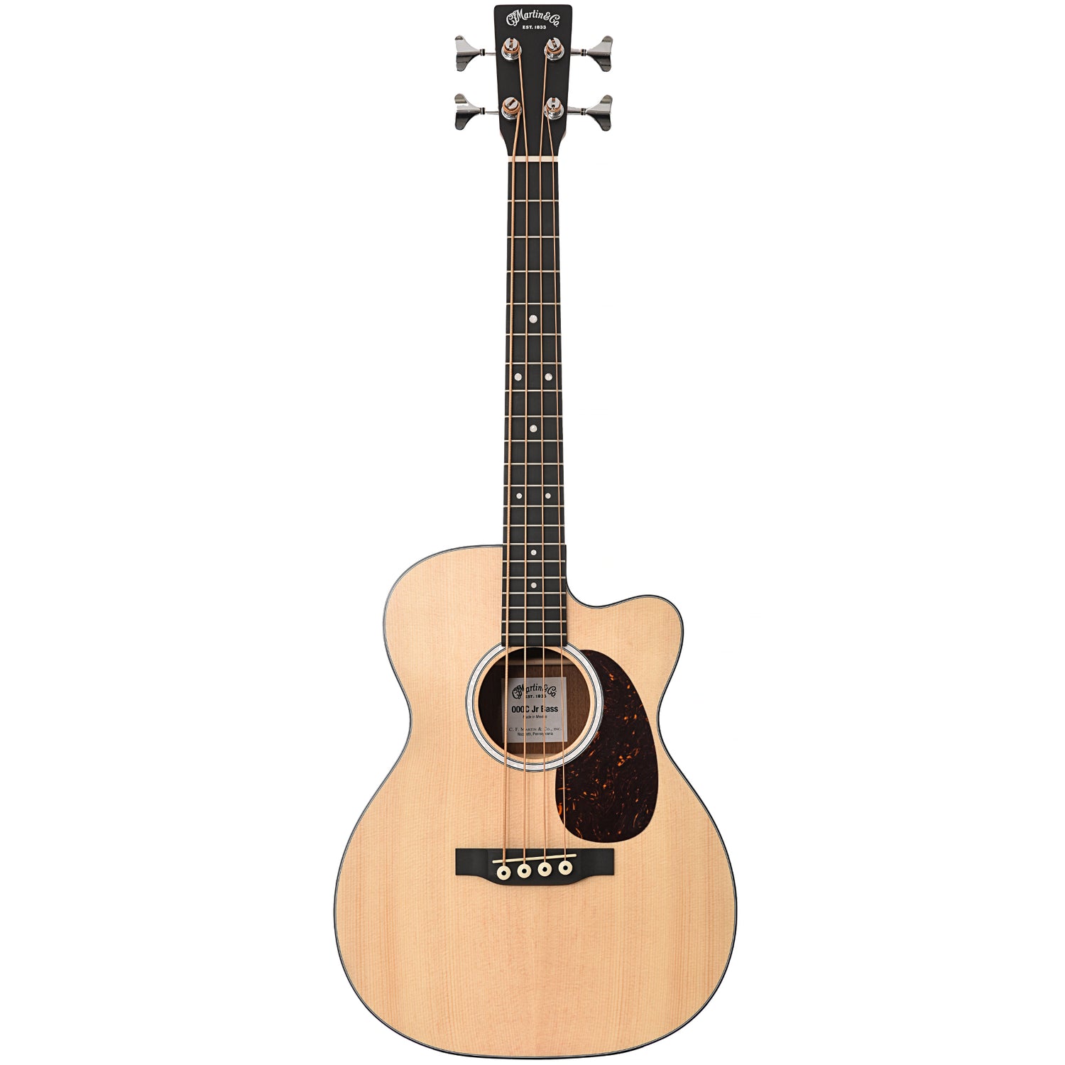Full front of Martin 000CJR-10E Acoustic Bass