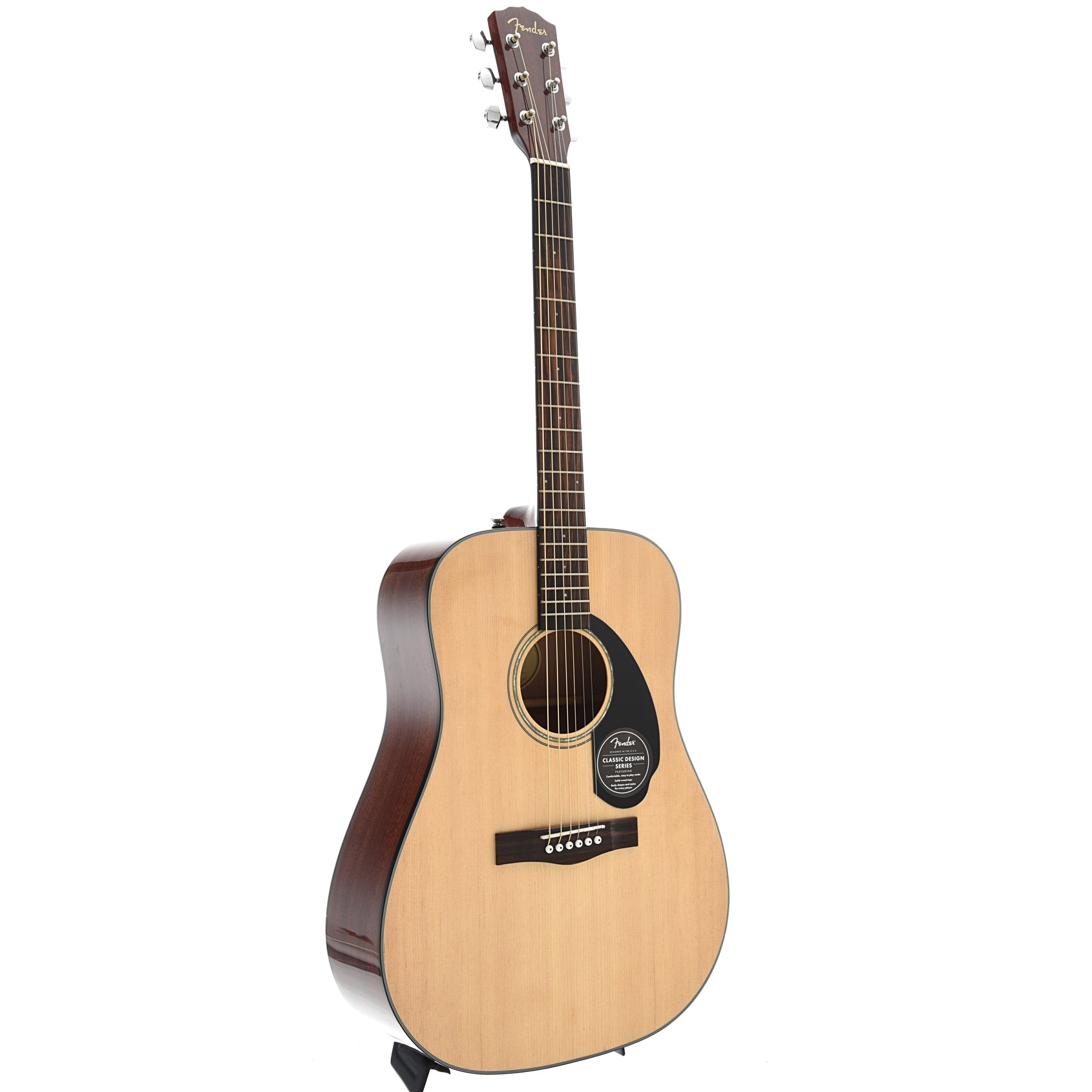 Full Front and side of Fender CD-60S Acoustic