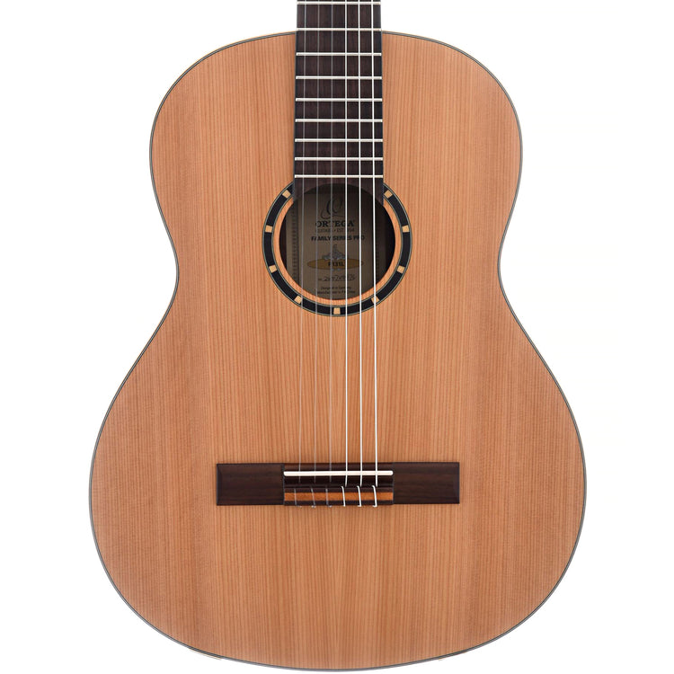 Front of Ortega Family Series Pro R131L Left-handed Classical