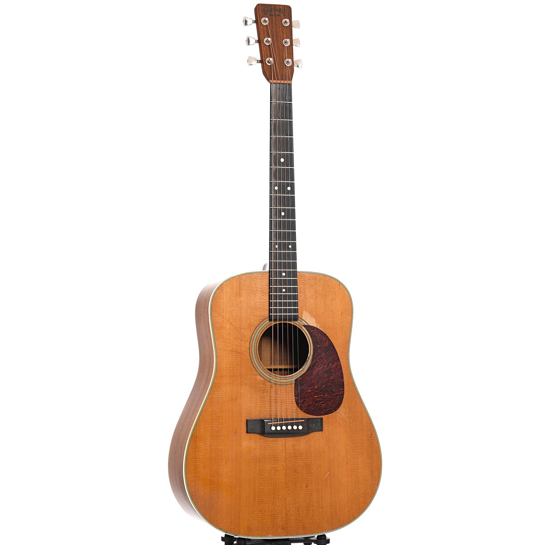Full front and side of Martin D-28 Acoustic 