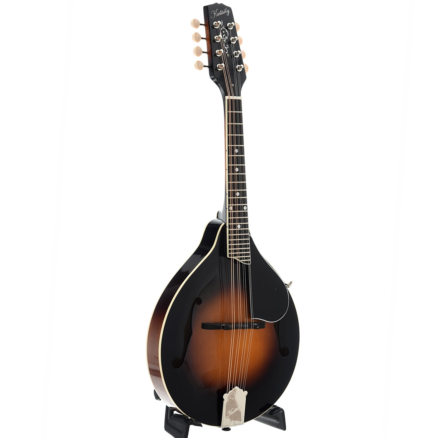 Full Front and Side of Kentucky KM-250 Mandolin, A-Model