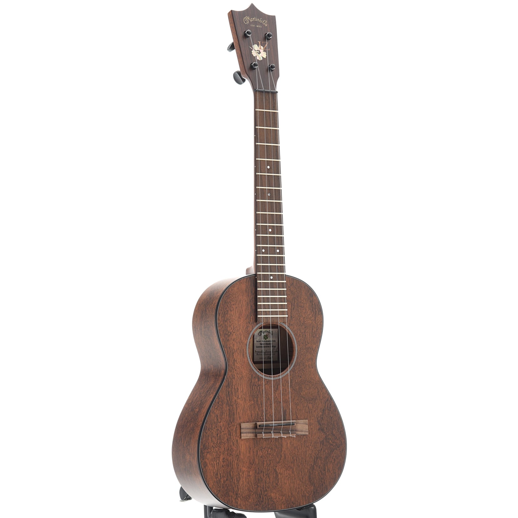 full front and side of Martin 1T Iz Tenor Ukulele