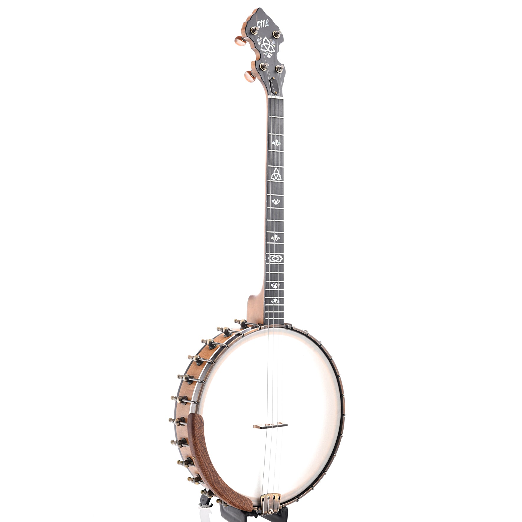 Image 1 of Ome Celtic 12" Tenor Banjo & Gigbag, Curly Maple - SKU# CELTEN19-CMPL12 : Product Type Tenor & Plectrum Banjos : Elderly Instruments
