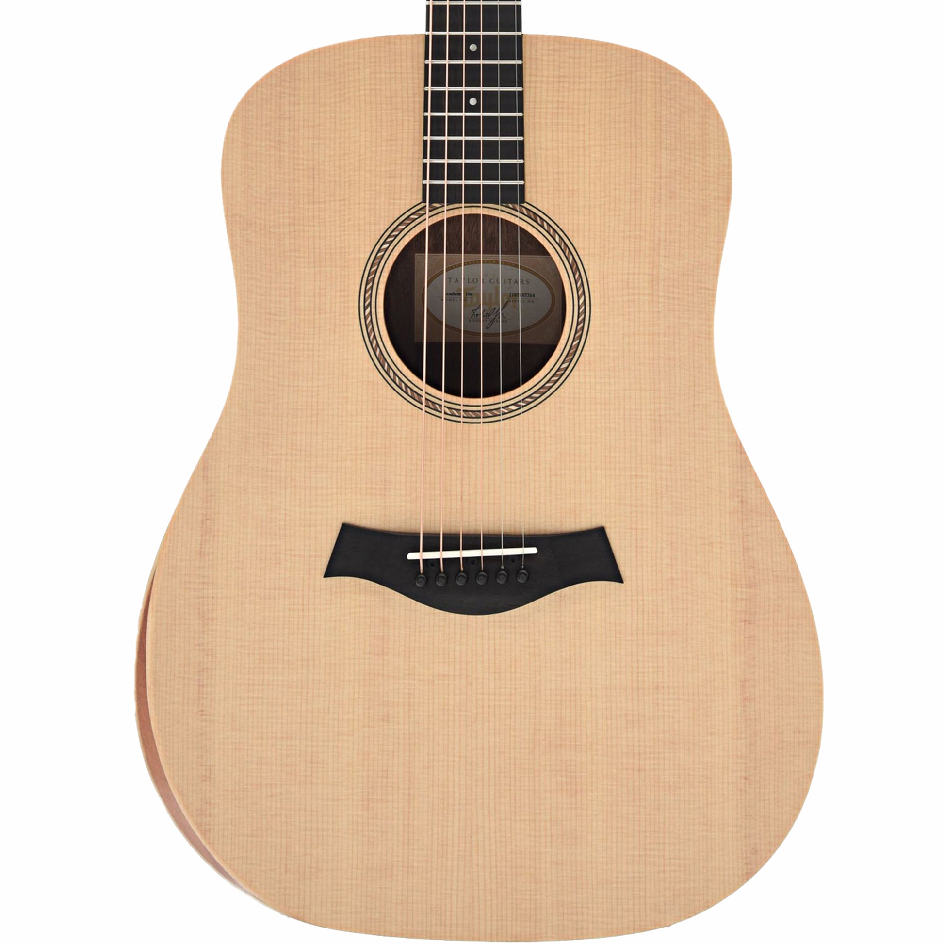 front of Taylor Academy 10e Acoustic Guitar