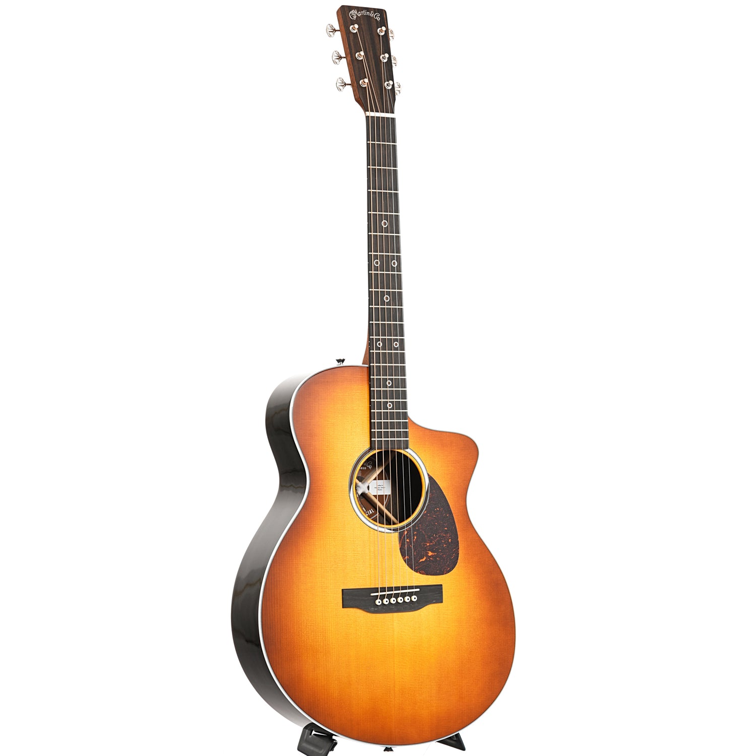 Image 11 of Martin SC-13E Special Burst Cutaway Guitar & Case, LR Baggs Element Pickup- SKU# SC13ESP-SB : Product Type Flat-top Guitars : Elderly Instruments