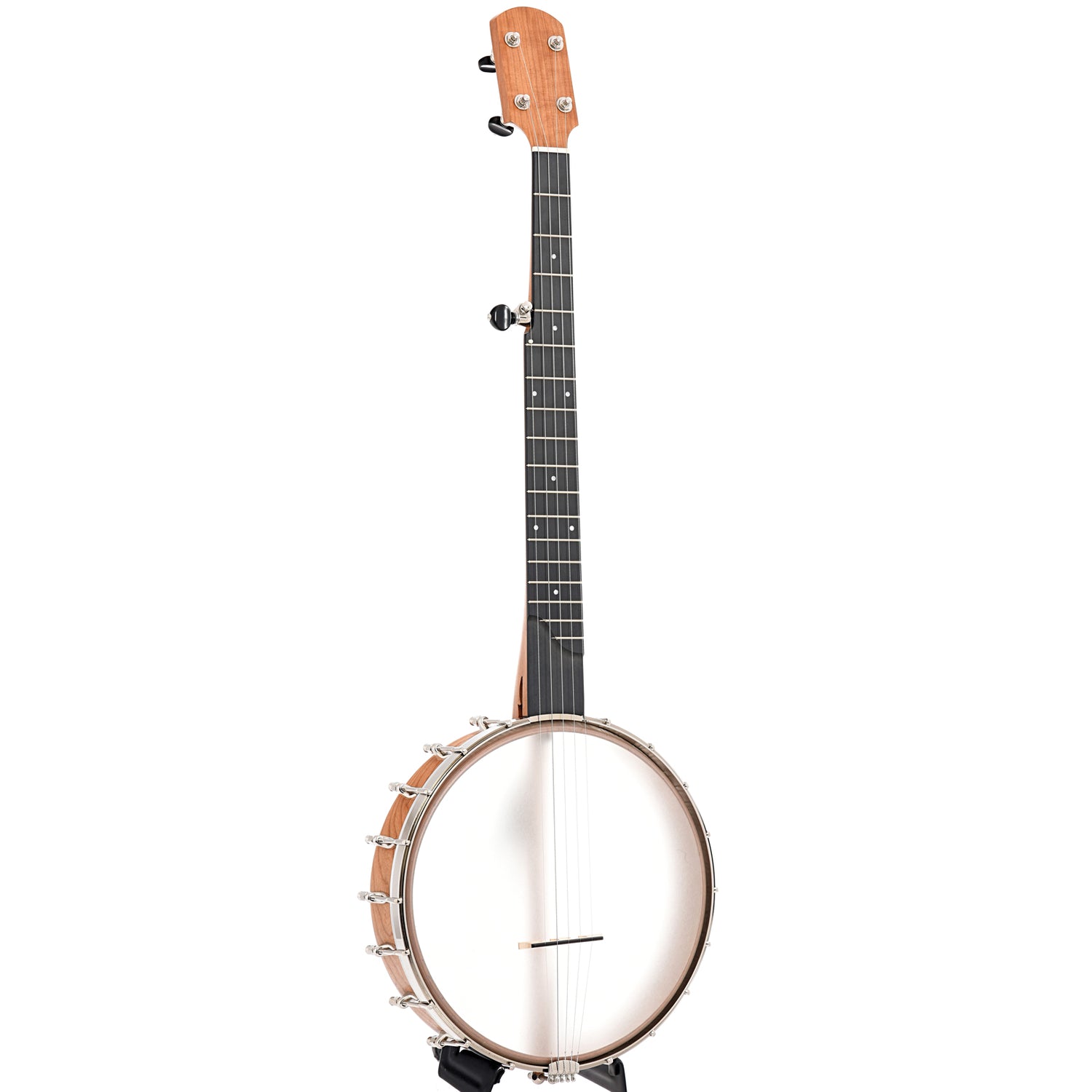 Full Front and side of Enoch 11" Tradesman Openback Banjo
