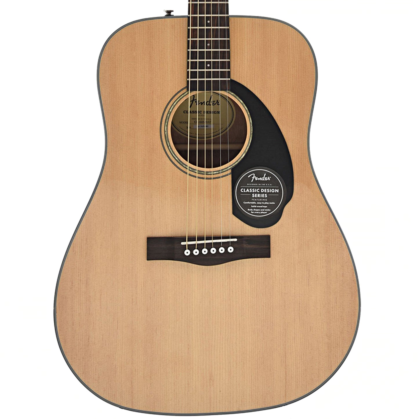 Front of Fender CD-60S Acoustic