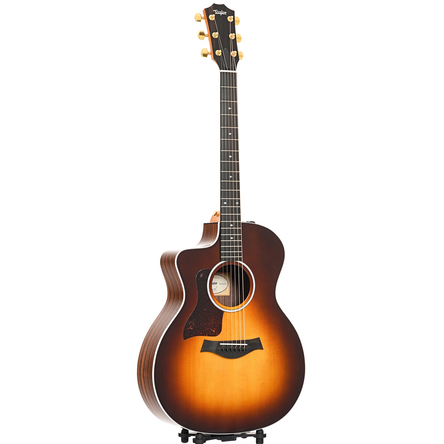 Image 11 of Taylor 214ce Sunburst Deluxe & Case, Left Handed- SKU# 214CESBDLXLH : Product Type Flat-top Guitars : Elderly Instruments