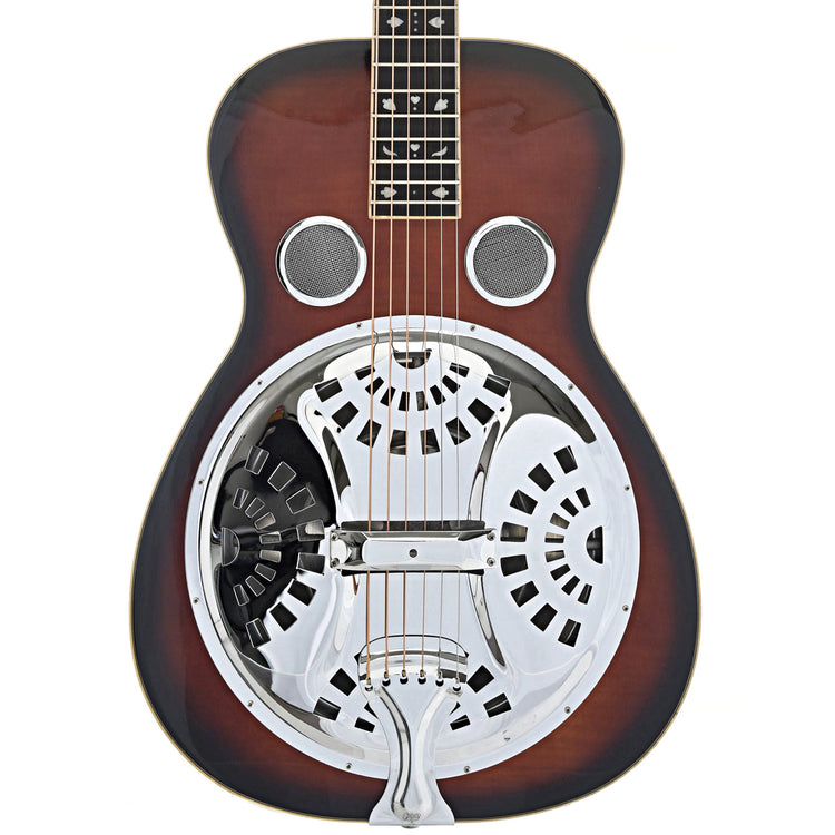 Front of Beard Gold Tone PBS-D Maple Deluxe, Squareneck Resonator
