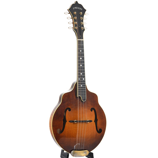 Full front and side of Stelling Mandolin