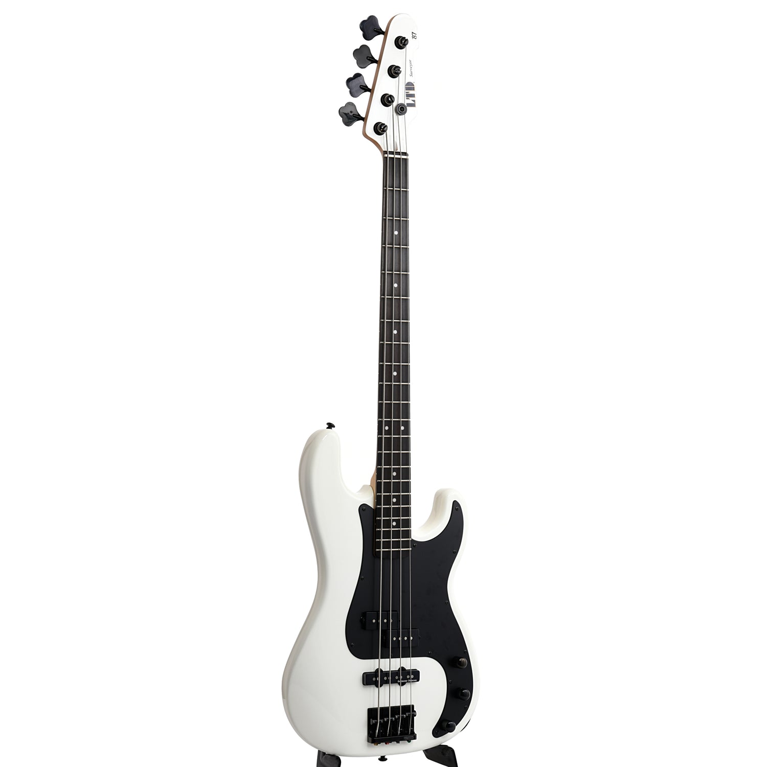 Image 2 of ESP LTD Surveyor87 4-String Bass, Pearl White - SKU# SURVEYOR87-PW : Product Type Solid Body Bass Guitars : Elderly Instruments