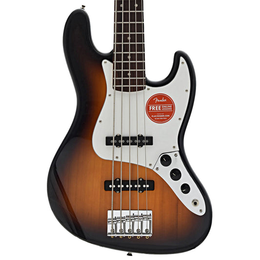Front of Squier Affinity Jazz Bass 5-String