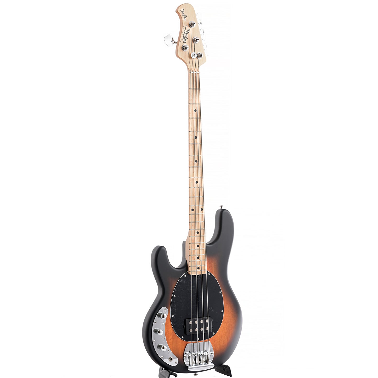 Image 1 of Sterling by Music Man 4-String Left Handed StingRay Bass, Vintage Sunburst - SKU# RAY4LH-VS : Product Type Solid Body Bass Guitars : Elderly Instruments
