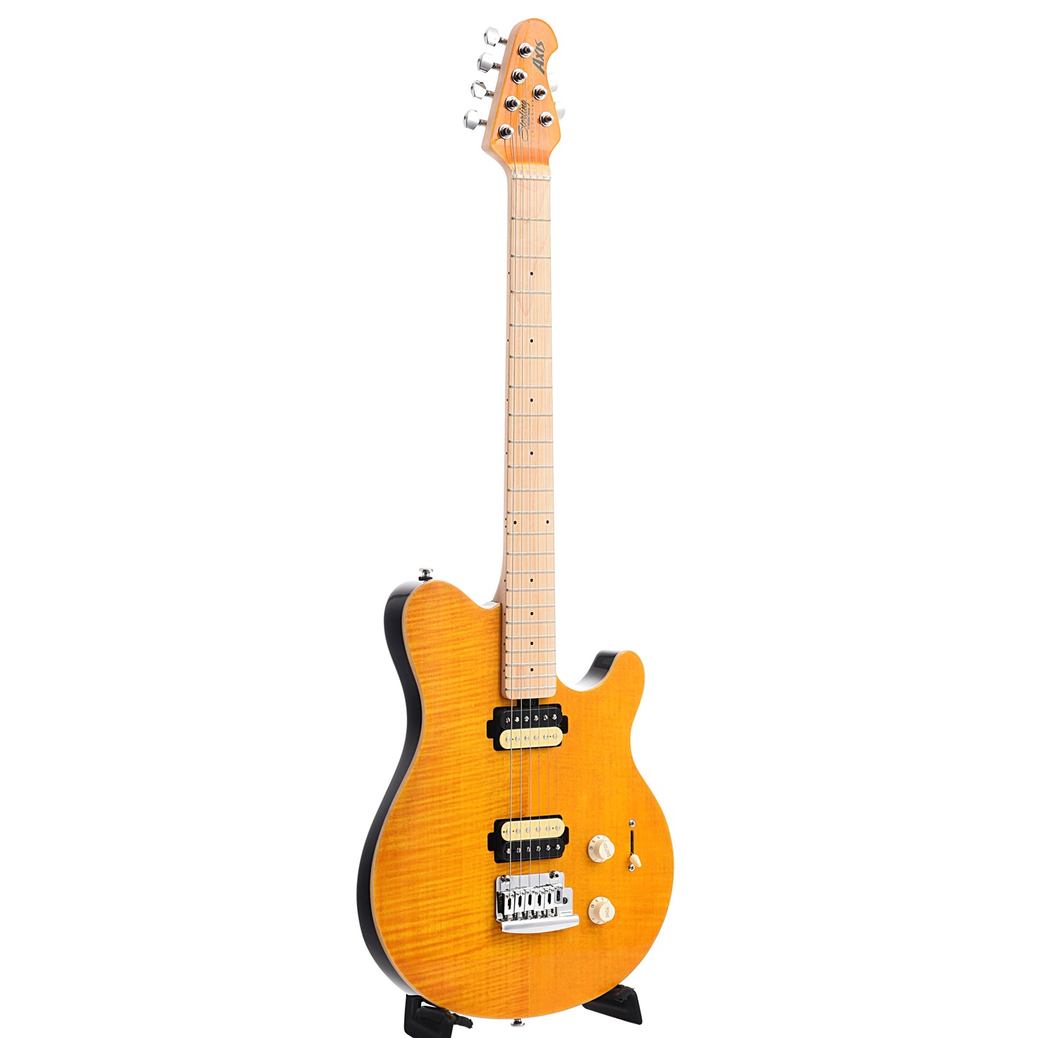 Image 11 of Sterling by Music Man Axis Electric Guitar Trans Gold Finish - SKU# AX3FM-TGO : Product Type Solid Body Electric Guitars : Elderly Instruments
