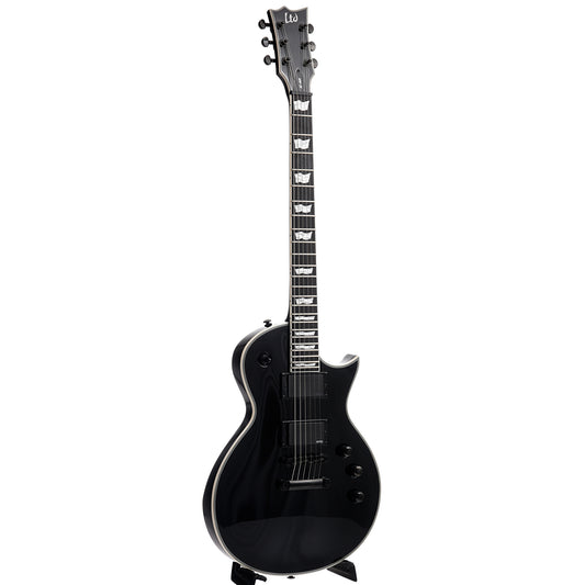 Full front and side of ESP LTD EC-401 Electric Guitar, Black