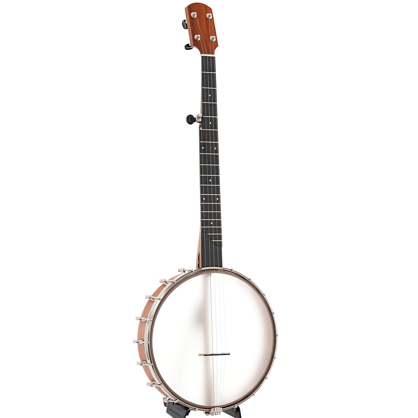 Full front and side of Kevin Enoch 12" Tradesman Banjo