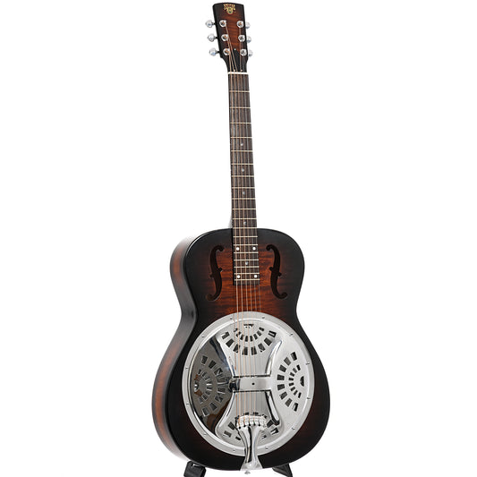Full front and side of Dobro F-60