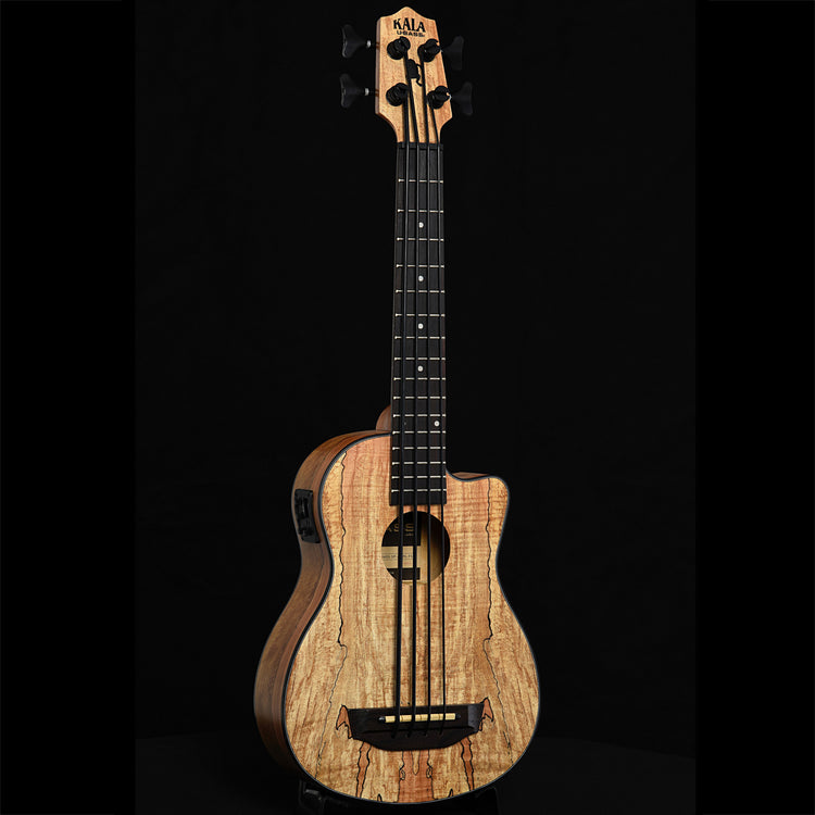 Image 1 of Kala U-Bass Spalted Maple Fretted Mini-Bass - SKU# UBSMPL : Product Type Acoustic Bass Guitars : Elderly Instruments