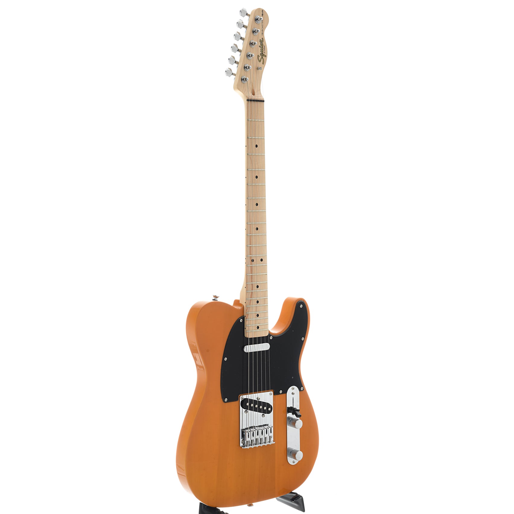 Full front and side of Squier Affinity Telecaster