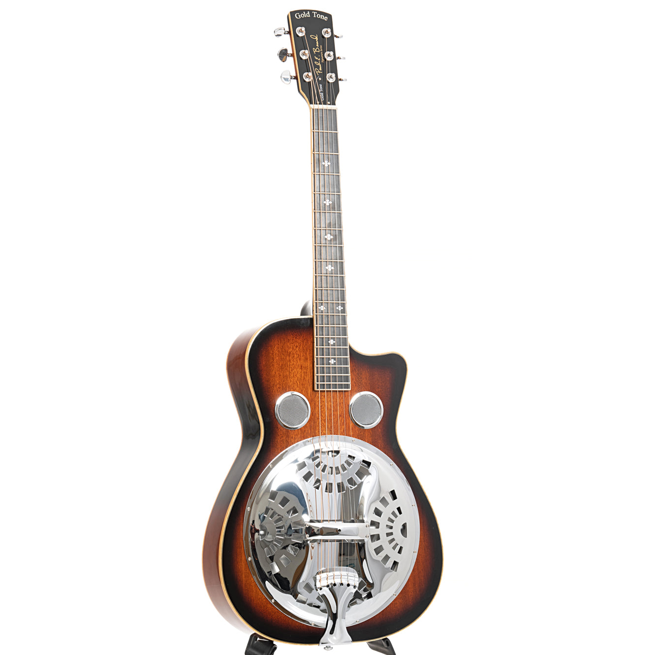 Image 11 of Beard Gold Tone PBR-CA Mahogany Cutaway Resophonic Guitar & Case - SKU# BGT5R : Product Type Resonator & Hawaiian Guitars : Elderly Instruments