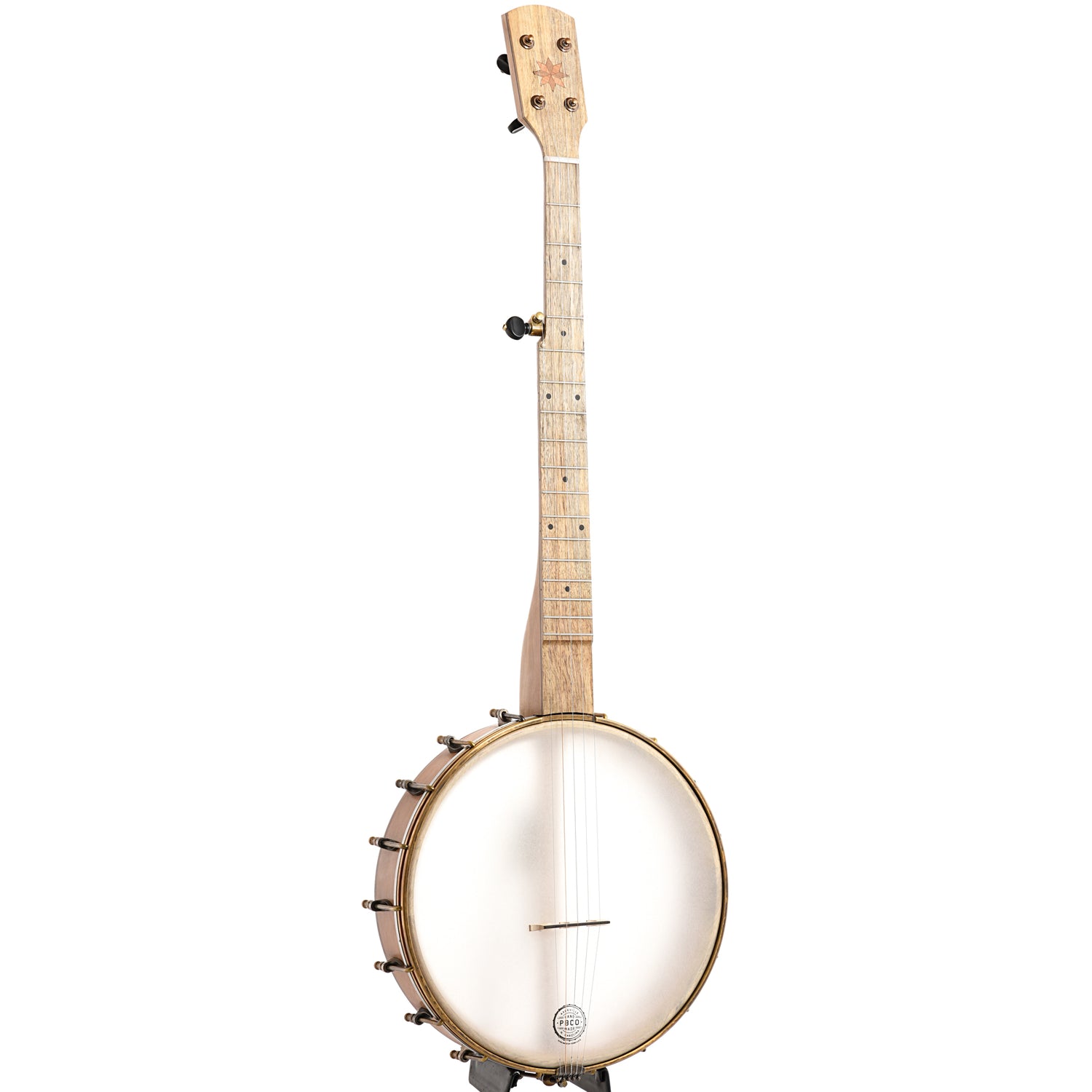 Image 2 of Pisgah Banjo Co. 12" Cherry Possum Openback Banjo, Standard Scale - SKU# PP12S-C-B : Product Type Open Back Banjos : Elderly Instruments