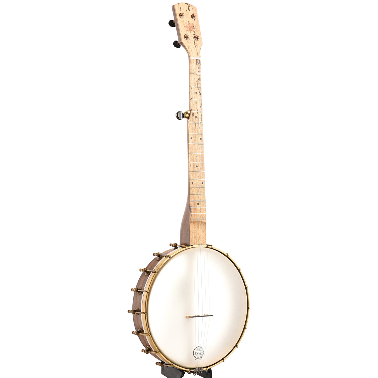 Image 2 of Pisgah Banjo Co. 12" Walnut Possum Openback Banjo, Short Scale - SKU# PP12SHORT-WAL : Product Type Open Back Banjos : Elderly Instruments