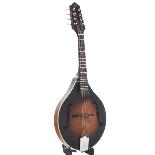 Full front and side of The Loar "Honey Creek" A-Style Mandolin 