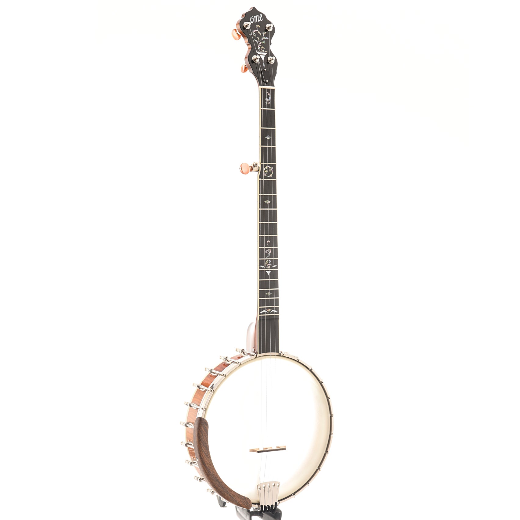 Image 1 of Ome Sweetgrass Openback Banjo & Case - Curly Maple - SKU# SWEETGRS-OBMPL : Product Type Open Back Banjos : Elderly Instruments