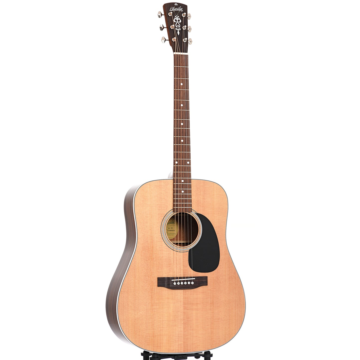 Full front and side of Blueridge Contemporary Series BR-60 Dreadnought