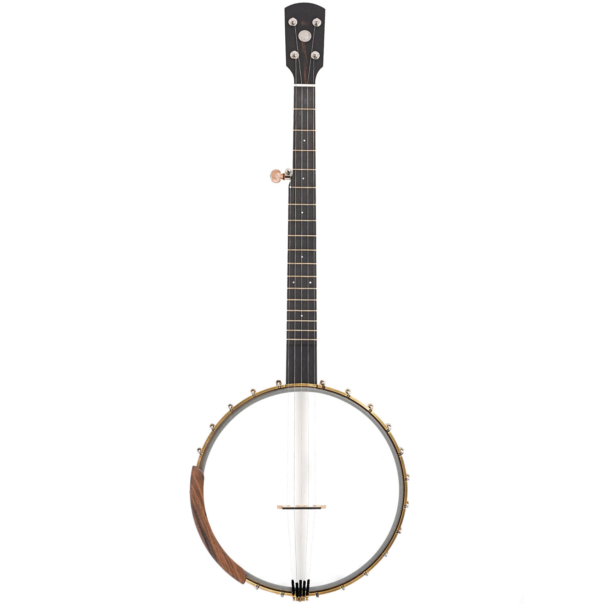 Full front of Ode Magician 13" Openback Banjo