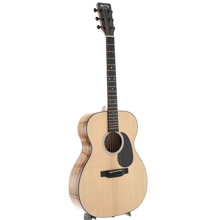 Full Front and Side of Martin 000-12E Koa Guitar