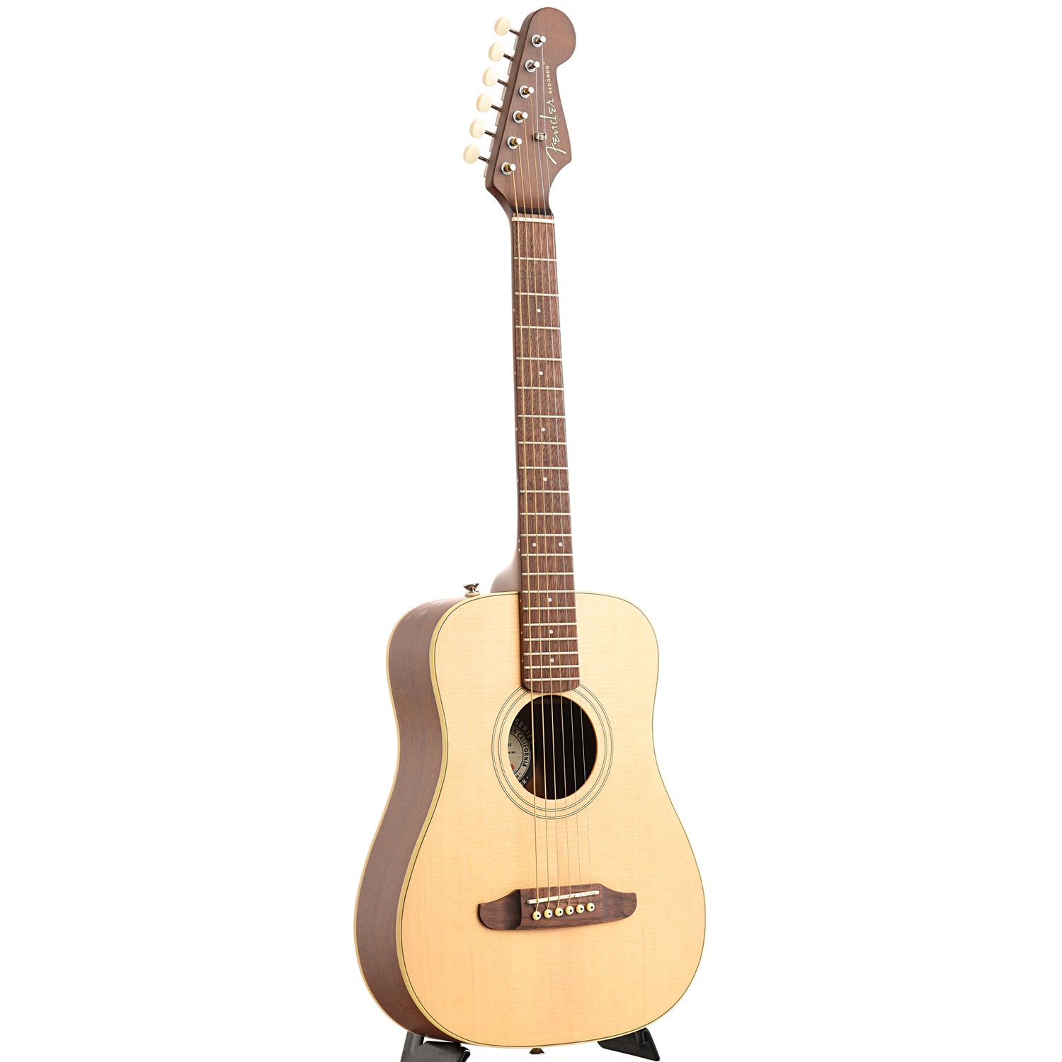 Image 11 of Fender Redondo Mini Acoustic Guitar, Natural - SKU# FRMINI-NAT : Product Type Flat-top Guitars : Elderly Instruments