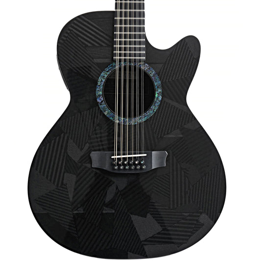 Front of Rainsong Black Ice WS3000 12-string
