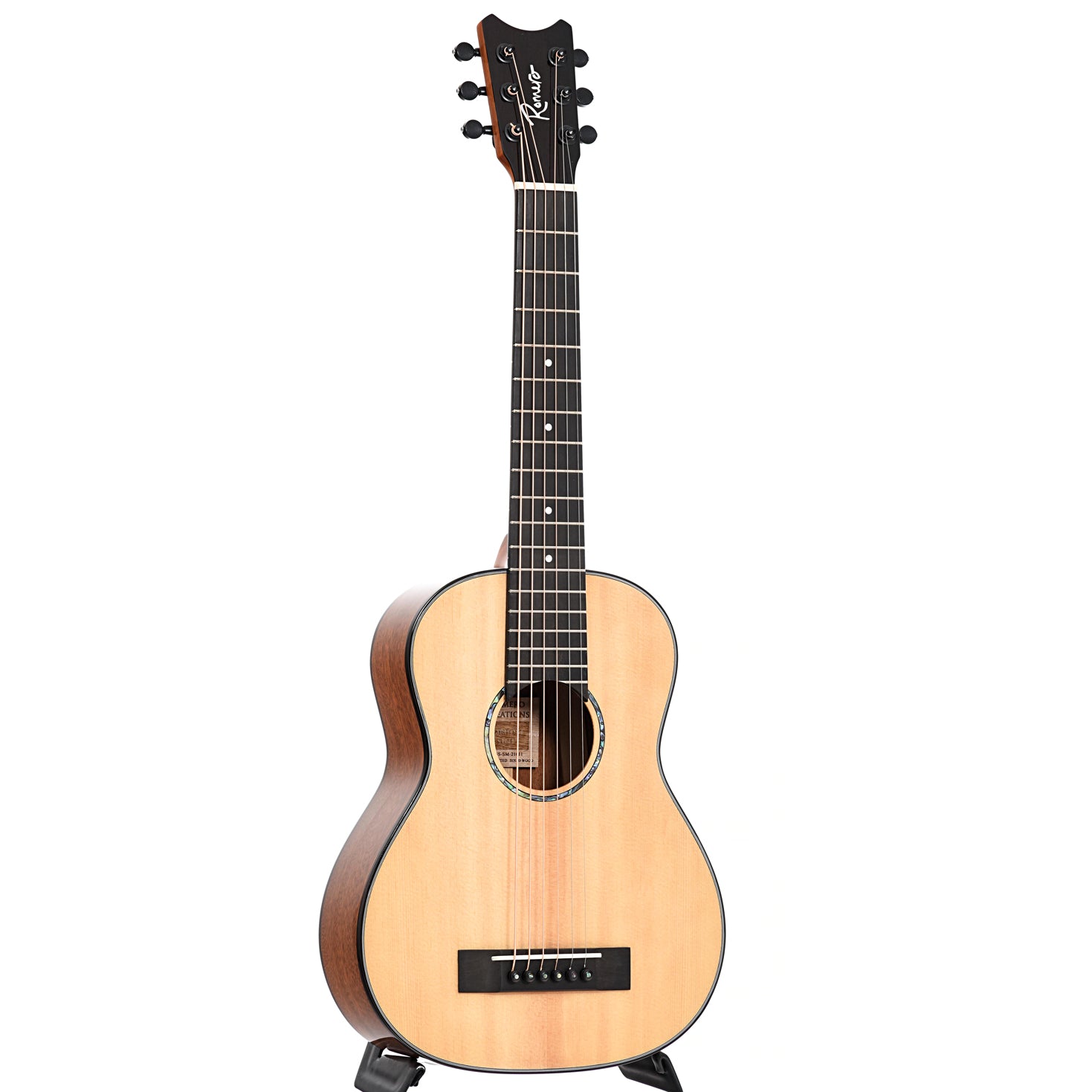 Image 11 of Romero Creations Baritone 6 String Steel String Guitar/Uke- SKU# B6SSM : Product Type Flat-top Guitars : Elderly Instruments